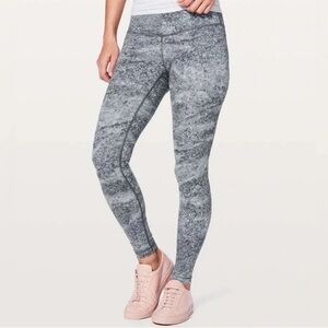 Lululemon Wunder Under Low-Rise Tight *Full-On Luxtreme 28" Area Ice grey